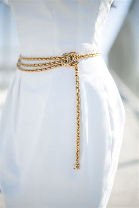 how to wear chanel chain belts|authentic Chanel belt.